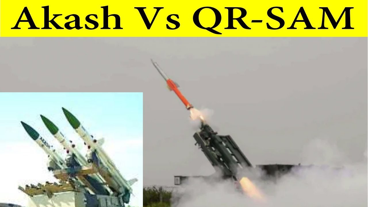 QRSAM VS Akash Missile [Hindi] - YouTube