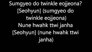 SNSD TTS - Twinkle Lyrics