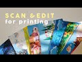 How I Edit Scanned Artwork & Prep for Printing