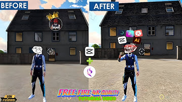 How To Increase Free Fire Video Quality In Android || FF 4k Quality Tutorial.