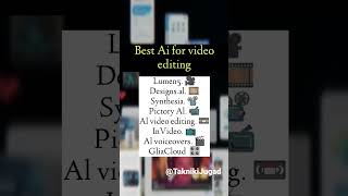 Best ai tool for video editing #shortvideo #short #shorts #shortsyoutube