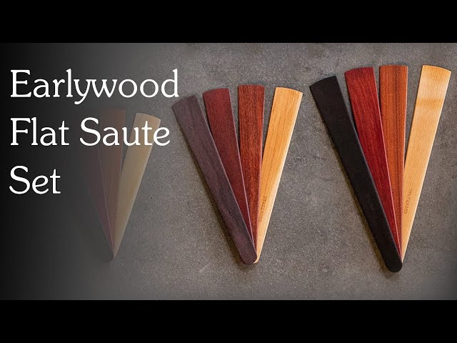 Modern Wooden Spatula Set - Earlywood