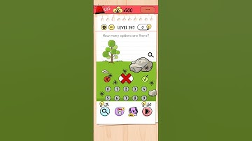 How many spiders are there? - Brain Test - Level 397