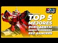 TOP 5 Mejores Robo Sentai (Zords) modo Guerrero de los Red Rangers
