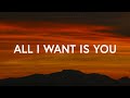 All I Want Is You - VOUS Worship (Lyrics)