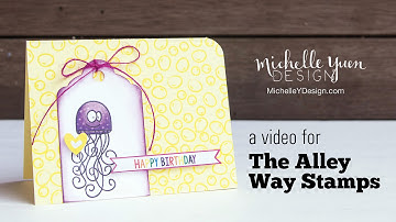Cardmaking Tutorial: Tone on Tone Background stamping