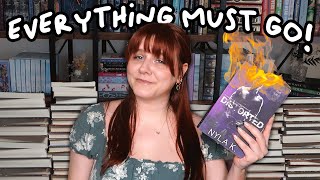 UNHAUL BOOKS WITH ME  🗑️🔥 most RUTHLESS unhaul ever!