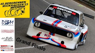 Speed Hillclimb Mickhausen 2023 (BiD) Grand Finale, Action, Onboard, Atmosphere, Sound of Engines