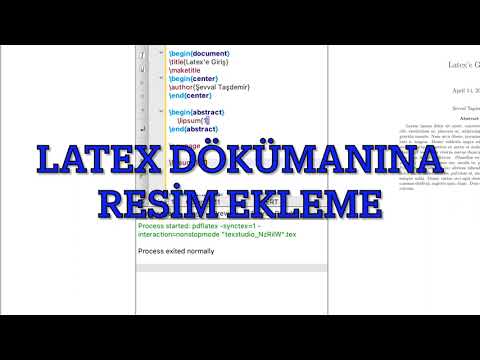 Video: Texmaker'a nasıl resim eklenir?