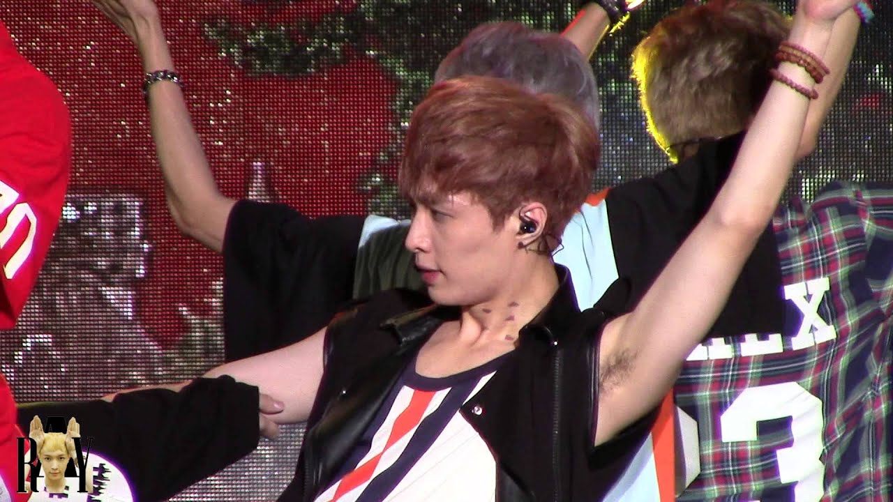 [RAY] 130812 EXO WOLF LAY Show Champion in Sokcho