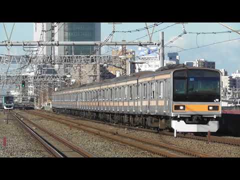 209系1000番台中央線快速東京行き（トタ82）阿佐ヶ谷入線