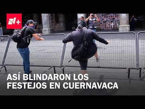 Authorities armored the Independence Day celebration in Cuernavaca
