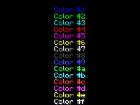как сделать цветное название клана в майнкрафт 1.8 #4