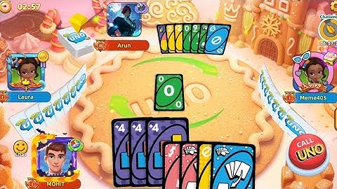 UNO! MOBILE GAMEPLAY WILDX600 | PLAYING IN NEW SCENE😍😋