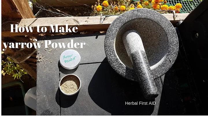 Yarrow Powder For Herbal First AID