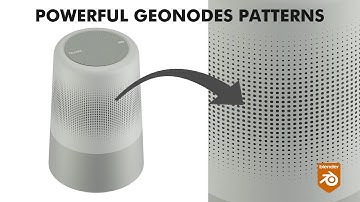 Design Realistic Product Details with Hole Patterns — Blender Geometry Nodes Tutorial