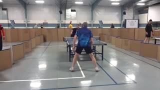 2017 Sgt. Bluff Table Tennis Tournament (Sgt. Bluff, Iowa): Jason vs. Kevin