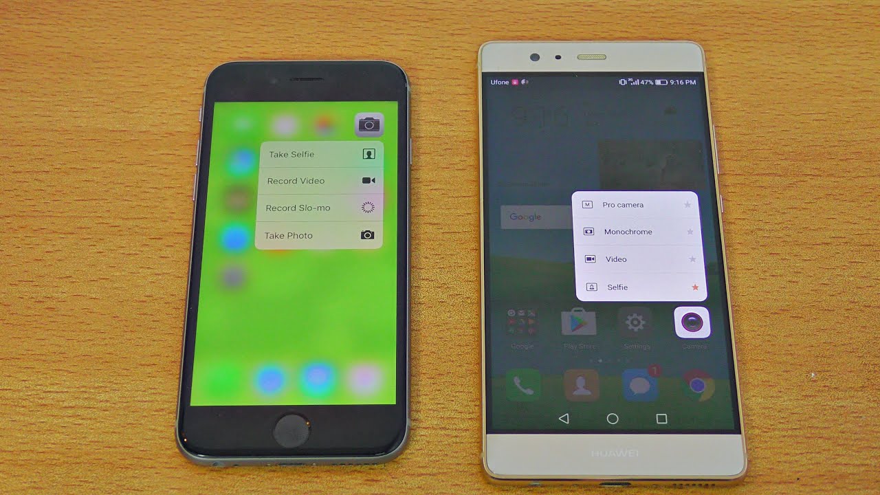 Huawei p9 vs iphone