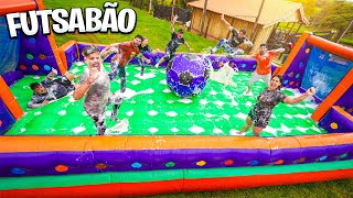 Futsabão Gigante Com Todos Meus Amigos Na Fazenda