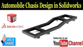 Automobile Chasis Design in Solidworks| Solidworks Practice Tutorials