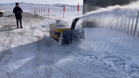 Remote Control Snow Blower