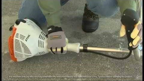 STIHL FS 56 Bike Handle Trimmer  How to Unflood