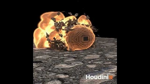 Houdini basic explosion destruction AXIOM