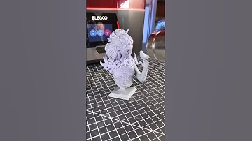 Color changing resin printed on Elegoo Saturn 3 12k Resin Printer