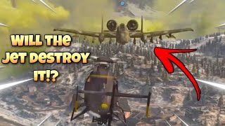 Can a Helicopter get DESTROYED by Precision Airstrike JETS!?! (Modern Warfare Warzone) screenshot 2