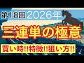 【必見‼︎三連単の極意】競馬予想(第18回講義)