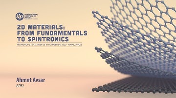 Spintronics with two-dimensional materials - Ahmet Avsar