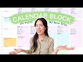 how I organize my calendar 🎨 simple systems for success &amp; slow productivity