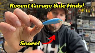 Garage Sale Finds! Check Out These Fishing Lures I Just Bought!