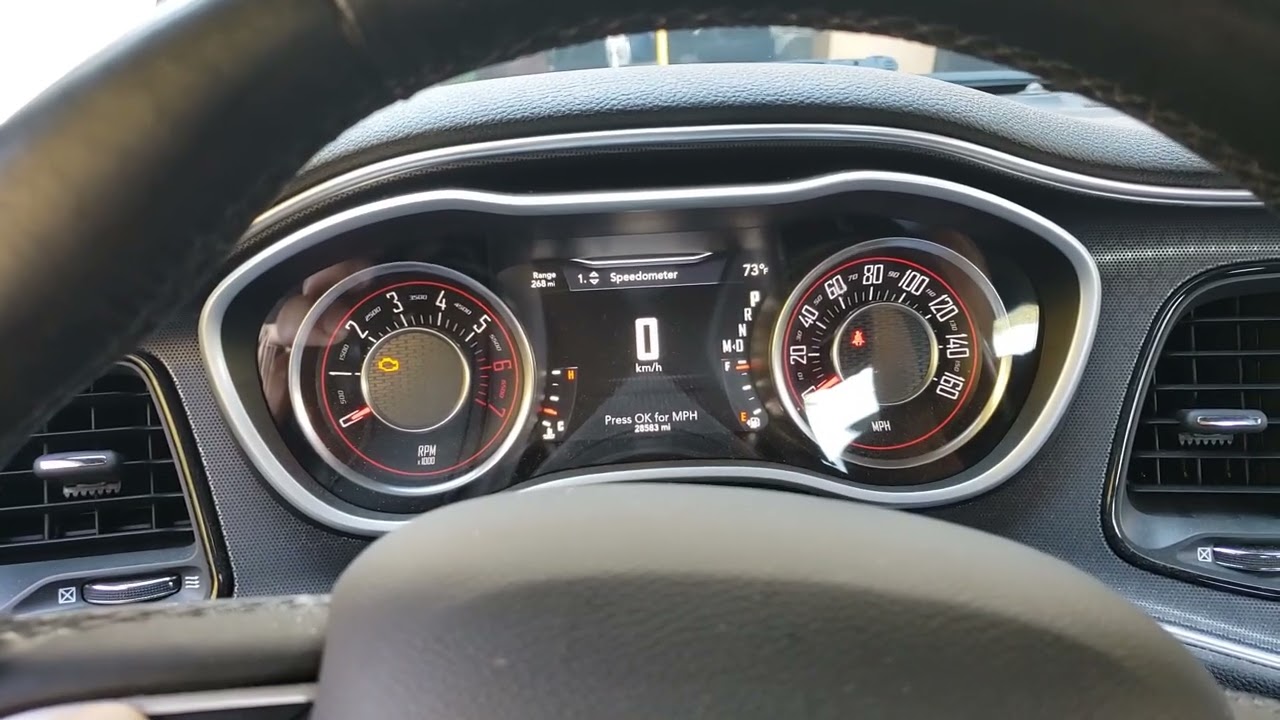 Dodge Challenger Oil Life Reset  2015 and Others Similar 