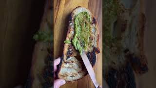 pesto caprese toast food foryou recipe asmr ???❤️❤️