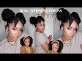 How to finesse Clip Ins (2 Quick &amp; Easy Styles) | Styling clip ins w/no leave-out🙅🏽‍♀️| SharronReneé