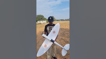 Maiden flying test of ft Spitfire RC plane #flitetest #rcplane #spitfire