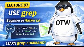 GREP Command in Linux 🔥 | Text Search & Filtering Explained in Hindi | filter anything like a hacker