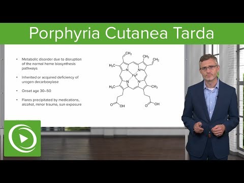 Video: Porphyria Cutanea Tarda: Obrázky, Léčba A Další