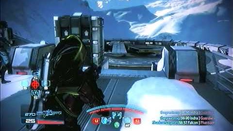 Mass effect 3 : M-90 Indra sniper rifle multiplayer gameplay
