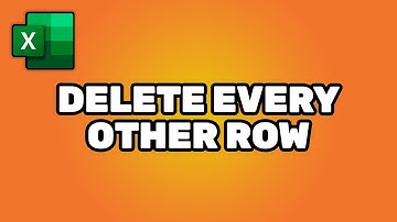 How to Delete Every Other Row in Excel - Remove or Select Every Nth Row in Excel