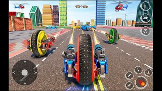 Drone Robot Car Driving - Spider Wheel Robot Game Brave Jackals Latest Gameplay screenshot 2