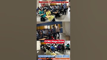 CCNA Mega Drive|Best Software training in marathahalli|Besant Technologies #shorts #ytshorts #job