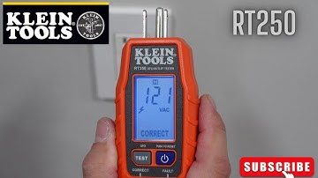 Klein Tools GFCI Outlet Tester LCD With Backlight RT250