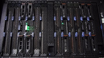 Disk Storage In Data Center Stock Video