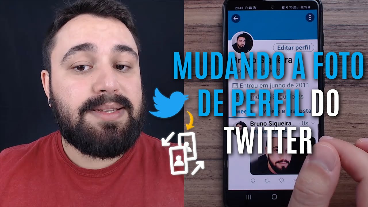 COMO MUDAR A FOTO DE PERFIL DO TWITTER PELO CELULAR YouTube