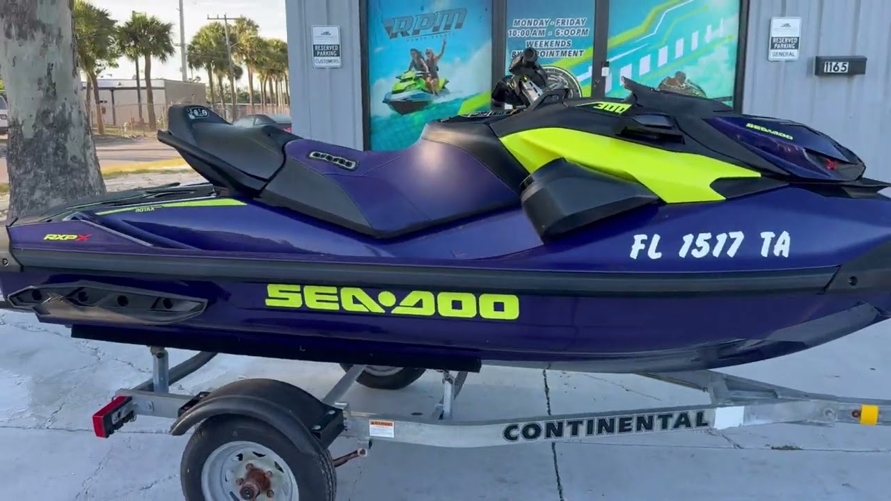 2021 SEA-DOO SEADOO rxt-x 300 sound system premium & trailer 26 hrs!