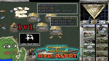 Commenting on my 1v1 RANKED FIGHT - CnC Red Alert 1 Ladder