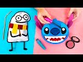 Testando vdeo viral do tiktok e ideias incrveis para fazer em casa  squishy flork e stitch