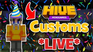Hive Live with Viewers?! Birthday Today! CS + Parties! (Road to 500)